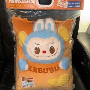 POP MART Labubu Plush Pillow – The Monsters Wacky Mart Series (Chips)*SEALED*